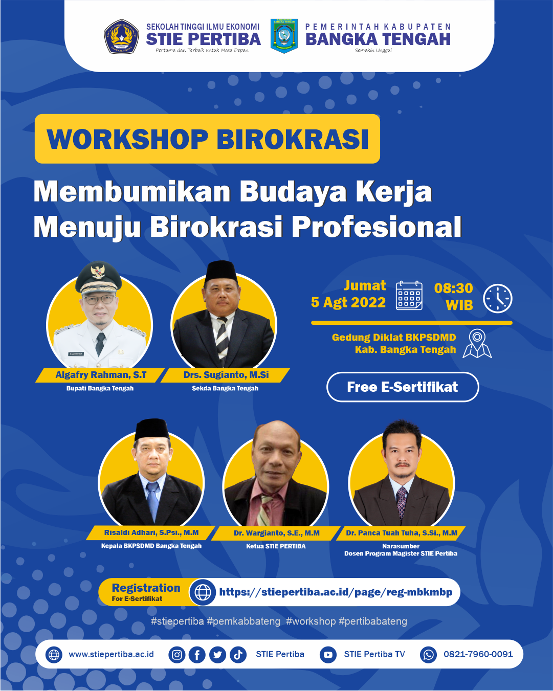 Workshop Membumikan Budaya Kerja Menuju Birokrasi Profesional