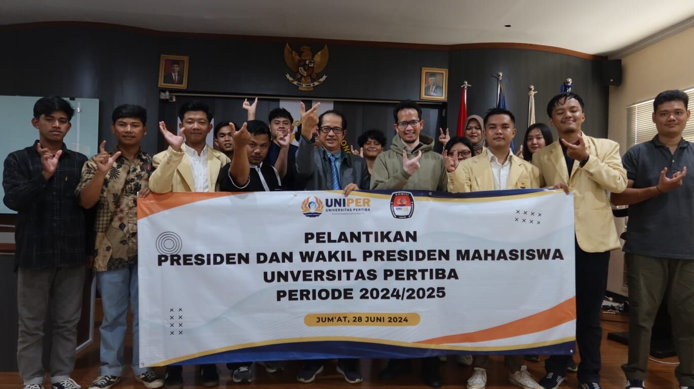 Pelantikan Presiden dan Wakil Presiden BEM Universitas Pertiba Periode 2024-2024