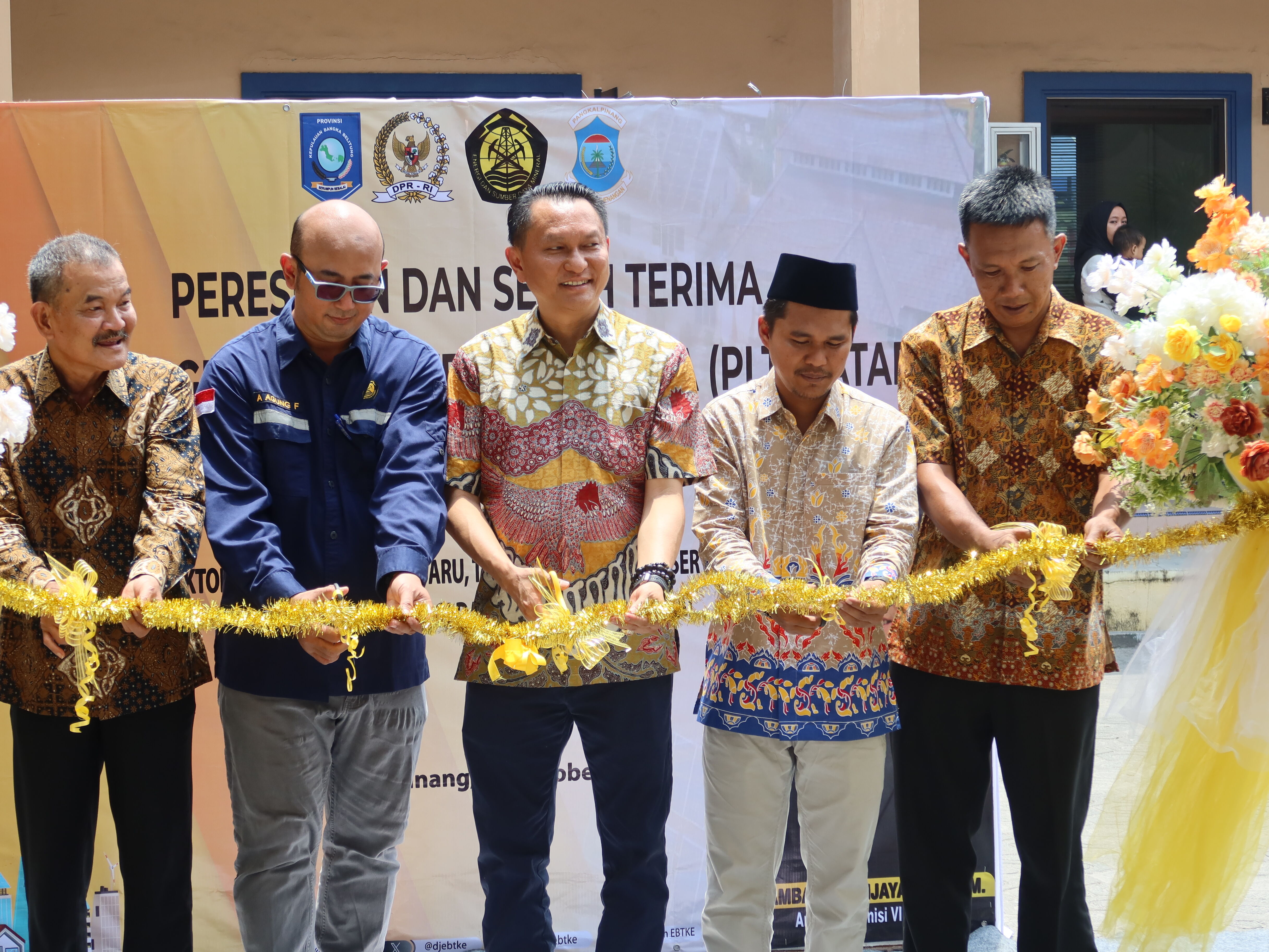 Peresmian dan Serah Terima Pembangkit Listrik Tenaga Surya (LPTS) Atap Kepulauan Bangka Belitung
