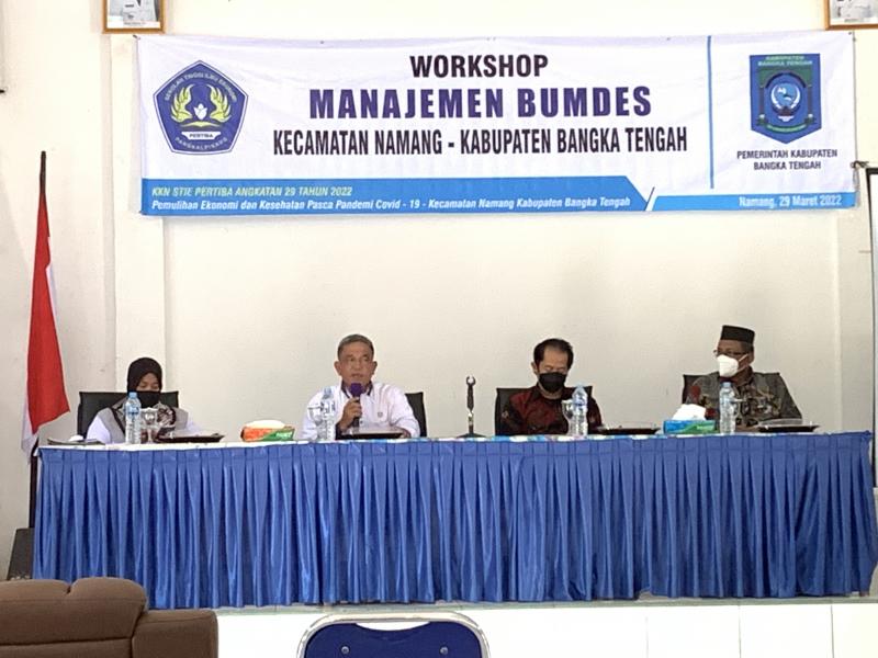 Camat Kecamatan Namang (Tamimi, S.Pd., M.M.) Bersama Para Narasumber