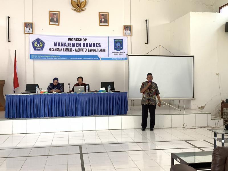 Dr. Afrizal, S.E., M.M. Memberikan Arahan Mengenai Manajemen