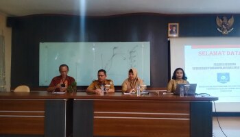Dinas Sosial dan Pemberdayaan Masyarakat Desa Provinsi Kepulauan Bangka Belitung bekerja sama dengan Dinas Sosial Kota Pangkalpinang menggelar sosialisasi Penyelenggaraan Pengumpulan Uang atau Barang (PUB) di Universitas Pertiba