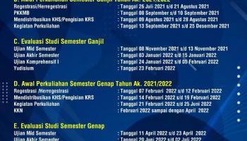 Kalender Akademik Tahun 2021/2022