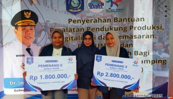 Mahasiswa Prodi Manajemen FEB Universitas Pertiba Raih Penghargaan pada Program GeMpur UMKM Babel 2025