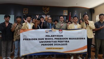 Pelantikan Presiden dan Wakil Presiden BEM Universitas Pertiba Periode 2024-2024