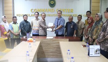 Penandatanganan MoU antara Universitas Pertiba dengan Pengadilan Negeri Kelas IA dan Perjanjian Kerja (PKS) serta Implementation Agreement (IA)  Sama Fakultas Hukum Universitas Pertiba