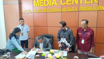 PENGADILAN PTUN PANGKALPINANG JALIN KERJA SAMA DENGAN UNIVERSITAS PERTIBA  PENANDATANGANAN MoU, PKS, DAN IA UNTUK PENGEMBANGAN PENDIDIKAN DAN PRAKTIK HUKUM ADMINISTRASI NEGARA