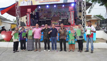 Penutupan KKN Universitas Pertiba di Alun Alun  Sungai Selan Di Meriahkan Expo UMKM  Kolaborasi Pengabdian dan Pemberdayaan