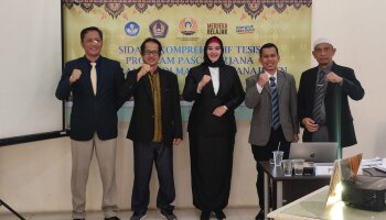 Wakil Bupati Bangka Selatan telah menyelesaikan Sidang Tesis S2 Magister Manajemen di Universitas Pertiba